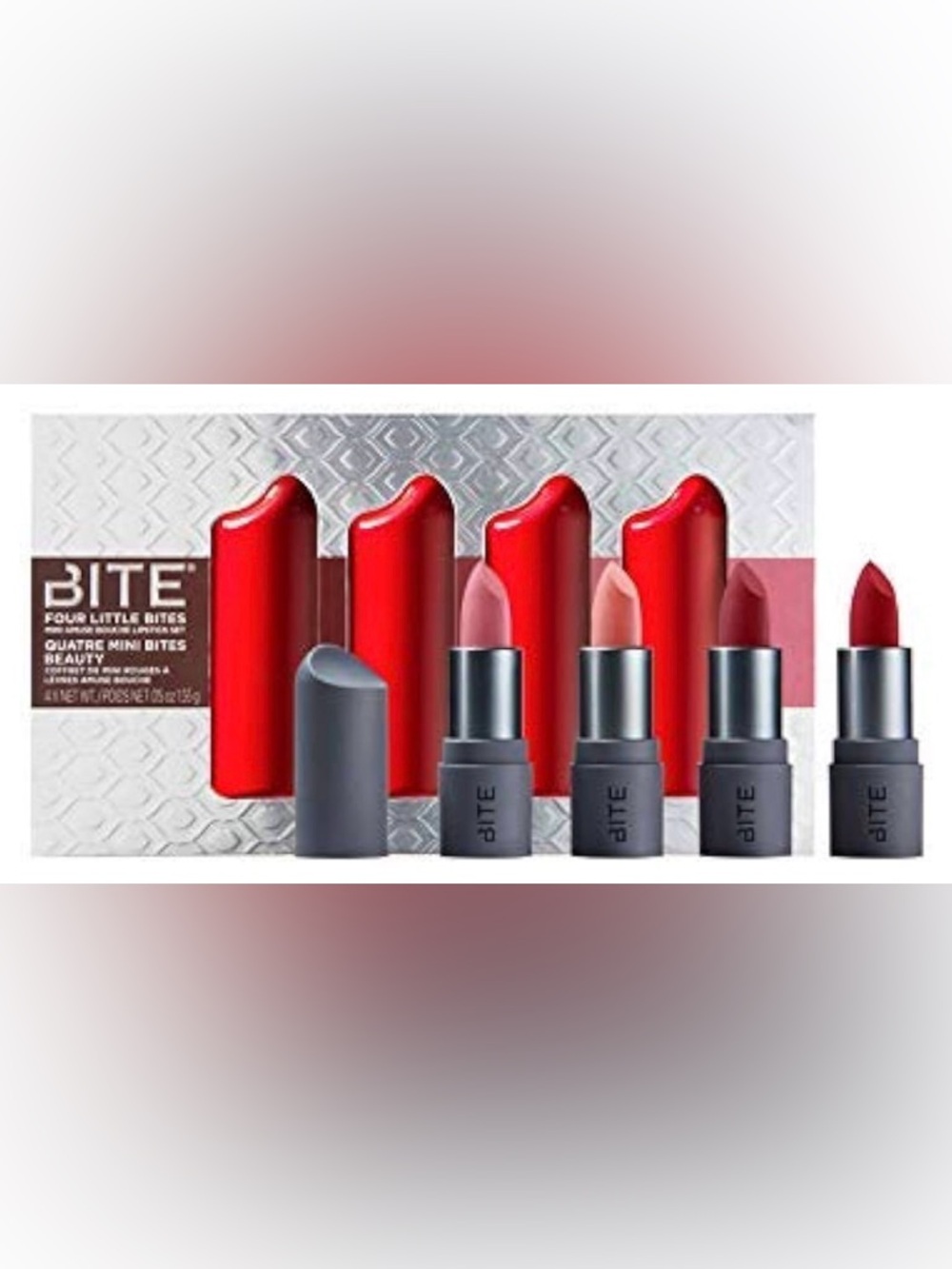 Bite Beauty Four Little Bites Mini Lipstick Set - Red & Pink Shades